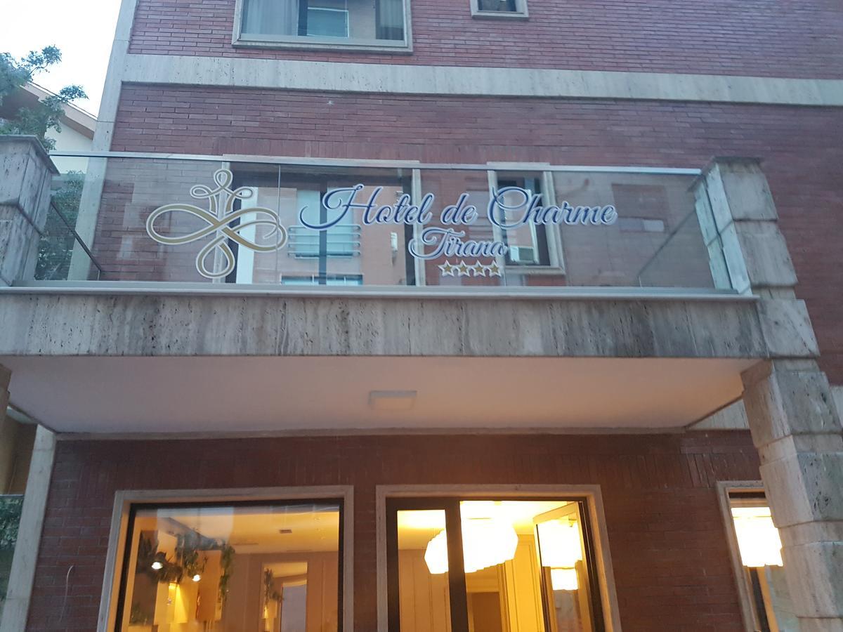 Hotel De Charme (Adults Only) Tirana Exteriör bild